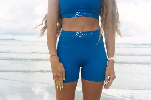 Kasandra Booty Shorts - Blue
